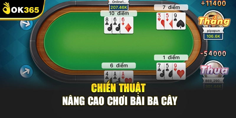Chiến thuật nâng cao chơi bài ba cây