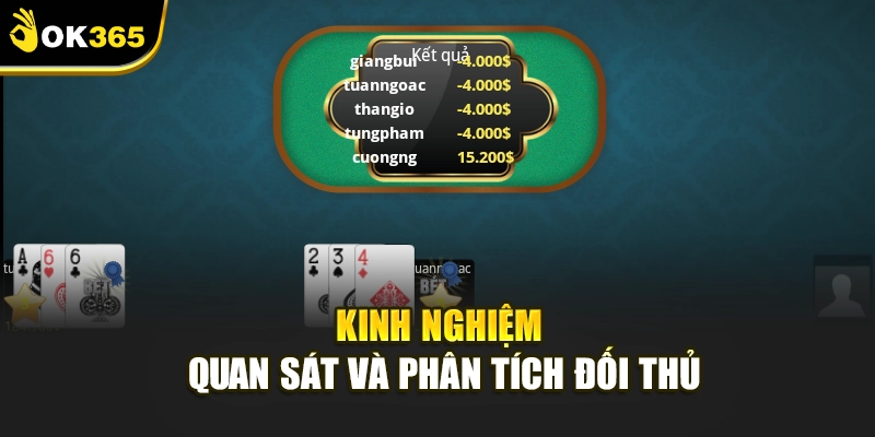 Kinh nghiệm quan sát và phân tích đối thủ