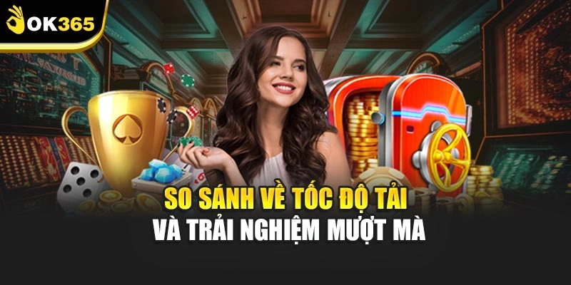 So sánh về tốc độ tải và trải nghiệm mượt mà